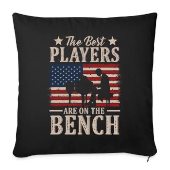 Les meilleurs joueurs Pianiste Pianiste - Housse de coussin décorative 45 x 45 cm - noir - Devant