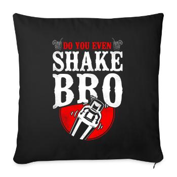 Barman Mixologue Do You Even - Housse de coussin décorative 45 x 45 cm - noir - Devant