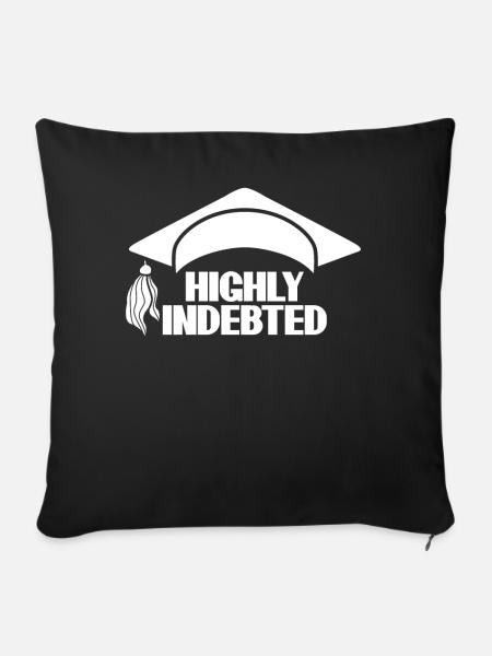 Tuition Fee Semester Fee Students - Sofakissenbezug 45 x 45 cm - Schwarz