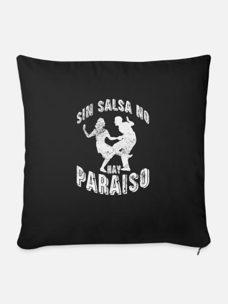 Salsa - Sofakissenbezug 45 x 45 cm - Schwarz
