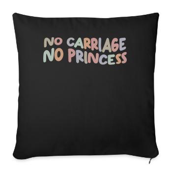 Horses Coachmen Horse Carriage Coachman - Sofa pillowcase 17,3'' x 17,3'' (45 x 45 cm) - black - Front