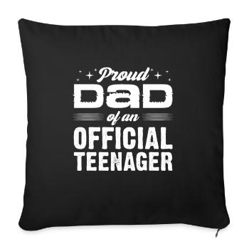 Teen Teen Teen Teens Teeny Gift - Sofa pillowcase 17,3'' x 17,3'' (45 x 45 cm) - black - Front