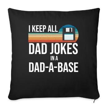 Retro Vintage Dad Joke Great, All Occasions - Sofa pillowcase 17,3'' x 17,3'' (45 x 45 cm) - black - Front