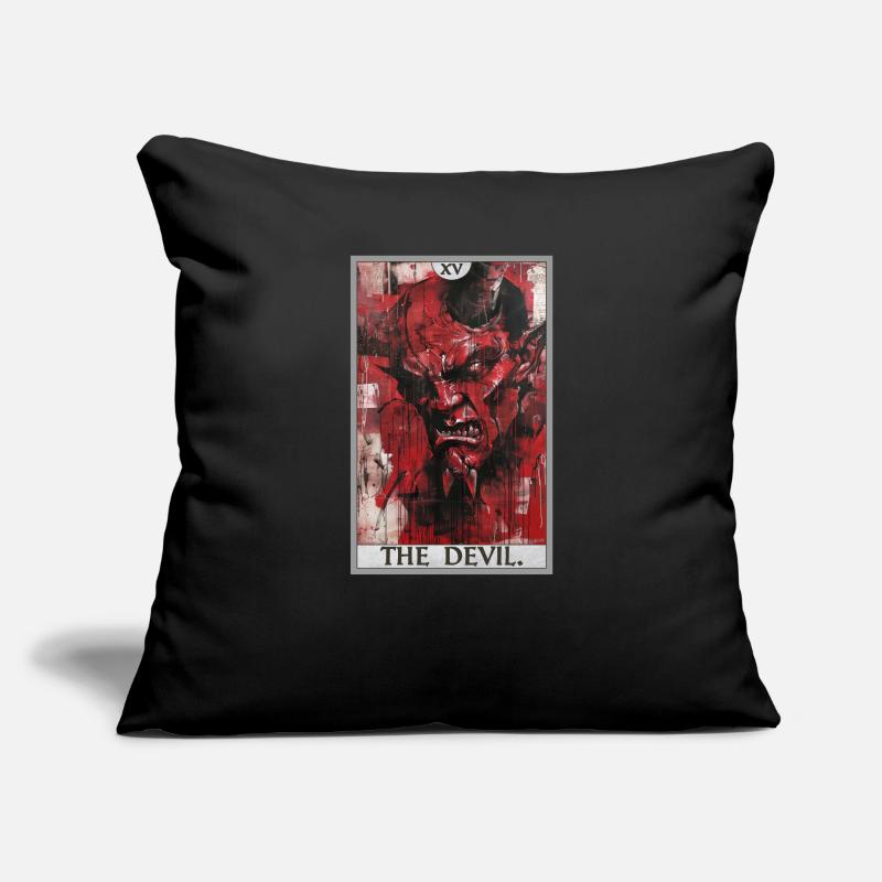 Tarot Cards Tarot Card The Devil The Devil Sofa pillowcase 17,3'' x 17,3'' (45 x 45 cm)