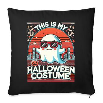 Spooky Retro Future Halloween T-Shirt - Sofa pillowcase 17,3'' x 17,3'' (45 x 45 cm) - black - Front