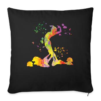 Artistic Swim Team Synchronschwimmen - Sofakissenbezug 45 x 45 cm - Schwarz - Vorne