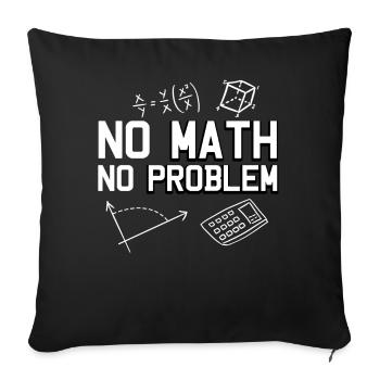 Maths Mathematics Physics Math Teacher - Sofakissenbezug 45 x 45 cm - Schwarz - Vorne