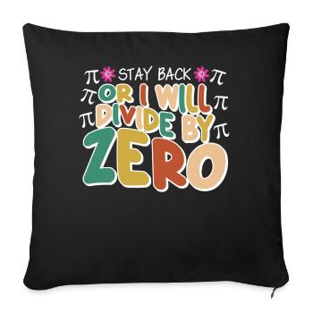 Mathematics Math Teacher Maths - Sofa pillowcase 17,3'' x 17,3'' (45 x 45 cm) - black - Front