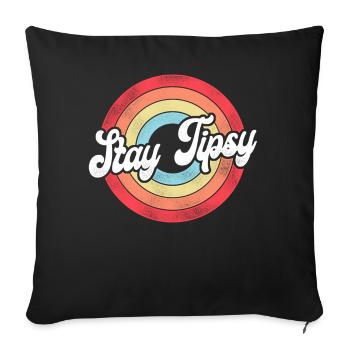 Bartender Mixologist Retro Vintage - Sofa pillowcase 17,3'' x 17,3'' (45 x 45 cm) - black - Front