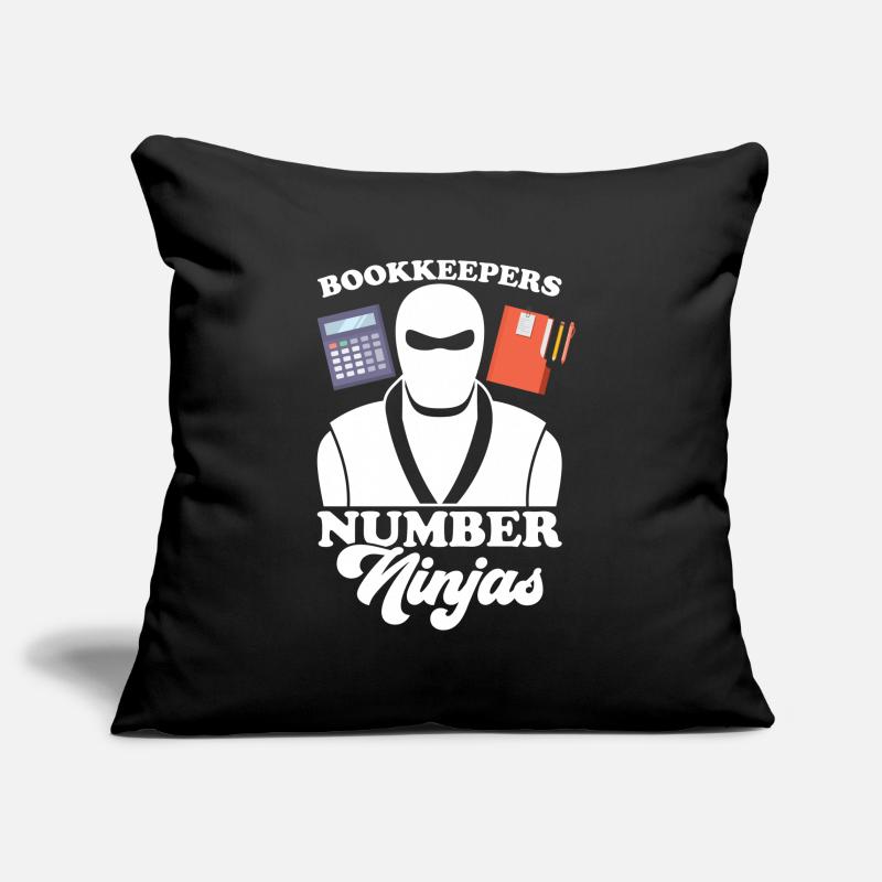 Comptabilité Comptable Financier Profession de comptable Housse de coussin décorative 45 x 45 cm