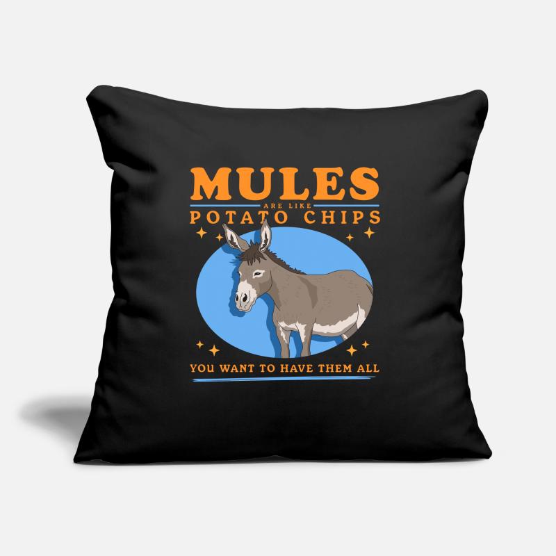 Mule Muli Mule Mule Mule Gift Sofa pillowcase 17,3'' x 17,3'' (45 x 45 cm)