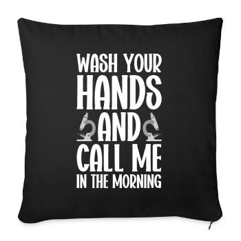 Epidemiology Scientist Epidemiologist Medicine - Sofa pillowcase 17,3'' x 17,3'' (45 x 45 cm) - black - Front