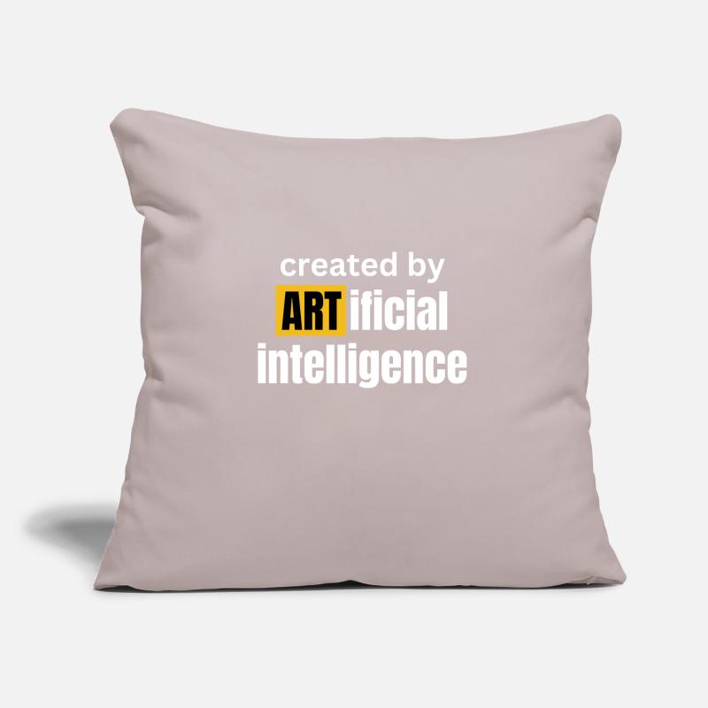 Créé par ARTificial Intelligence : Witzig Tech Housse de coussin décorative 45 x 45 cm