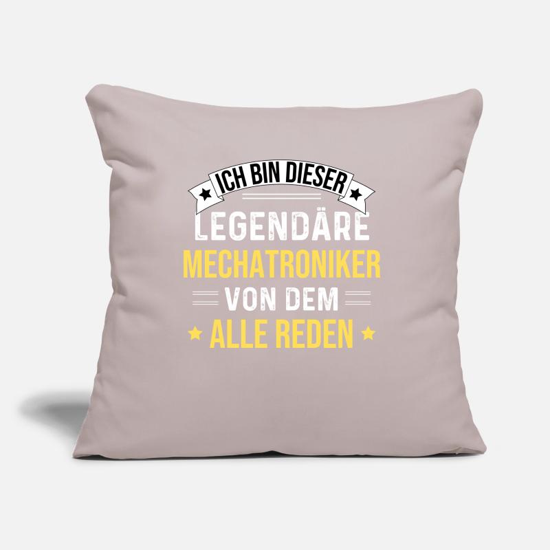 I am this legendary mechatronics engineer Sofa pillowcase 17,3'' x 17,3'' (45 x 45 cm)