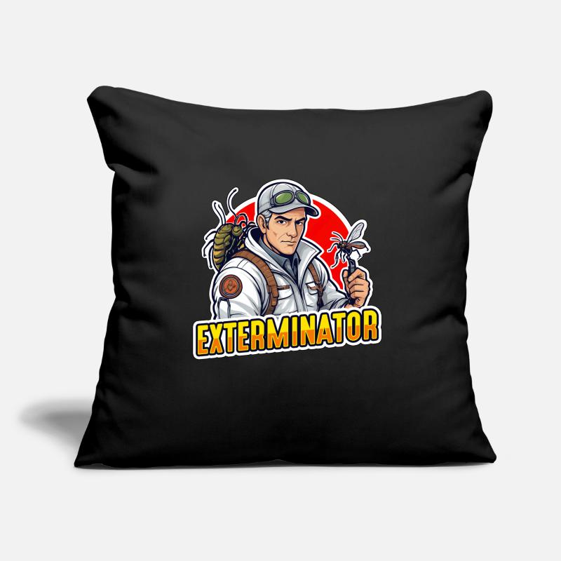 Pest Control Exterminator Pest Control Worker Sofa pillowcase 17,3'' x 17,3'' (45 x 45 cm)