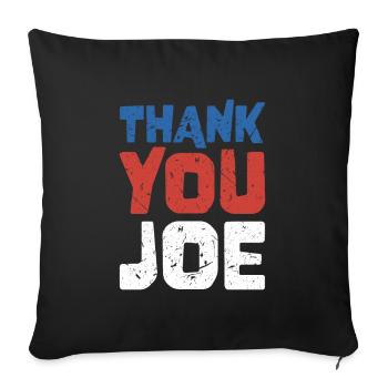 Vielen Dank, Joe - Wähler der Patriotischen Demokraten - Sofakissenbezug 45 x 45 cm - Schwarz - Vorne