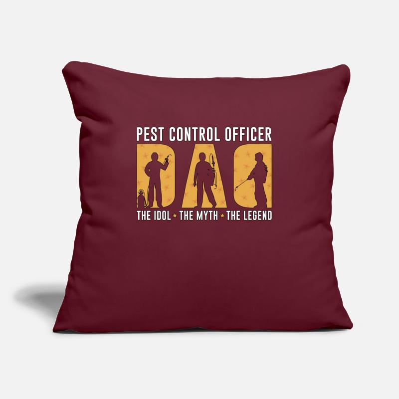 Pest Control Officer Dad The Idol Insect Solution Sofa pillowcase 17,3'' x 17,3'' (45 x 45 cm)