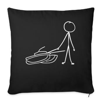 Tank Combat Tanks MBT Tank Driver - Sofa pillowcase 17,3'' x 17,3'' (45 x 45 cm) - black - Front