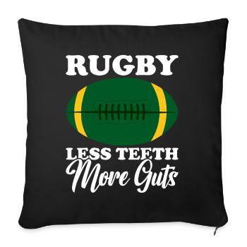 Rugby Gift Rugby Player Rugby Coach - Sofa pillowcase 17,3'' x 17,3'' (45 x 45 cm) - black - Front