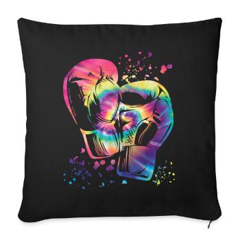 Boxing Fighter Kids Boxing Match Boxer - Sofa pillowcase 17,3'' x 17,3'' (45 x 45 cm) - black - Front