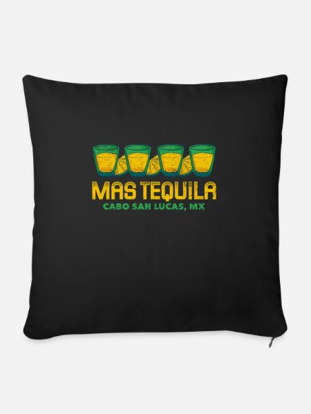 Tequila - Sofakissenbezug 45 x 45 cm - Schwarz