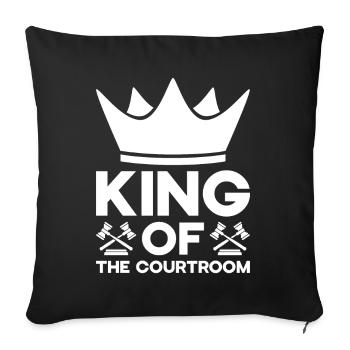 Lawyer Lawyer Court Public Prosecutor - Sofa pillowcase 17,3'' x 17,3'' (45 x 45 cm) - black - Front