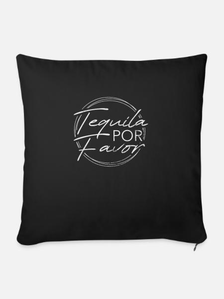 Tequila - Sofakissenbezug 45 x 45 cm - Schwarz