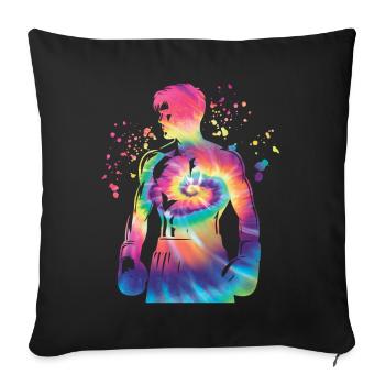 Boxing Fighter Kids Boxing Match Boxer - Sofa pillowcase 17,3'' x 17,3'' (45 x 45 cm) - black - Front