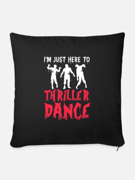 Zombie Zombie-Jäger Zombieapokalypse Geschenk - Sofakissenbezug 45 x 45 cm - Schwarz