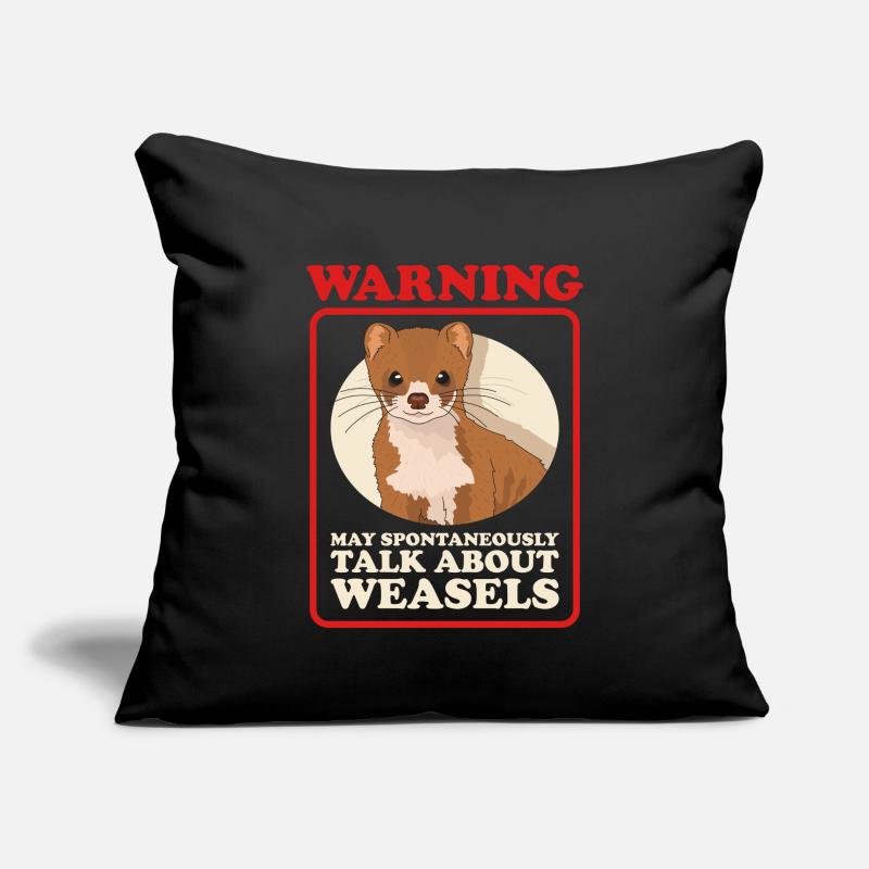 Weasel Dwarf Weasel Small Weasel Gift Sofa pillowcase 17,3'' x 17,3'' (45 x 45 cm)