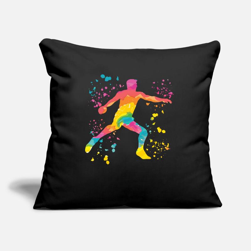 Diskuswerfer Colorsplash Diskuswurf Sofakissenbezug 45 x 45 cm