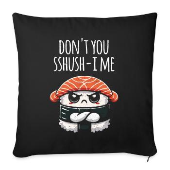 Sushi - Housse de coussin décorative 45 x 45 cm - noir - Devant