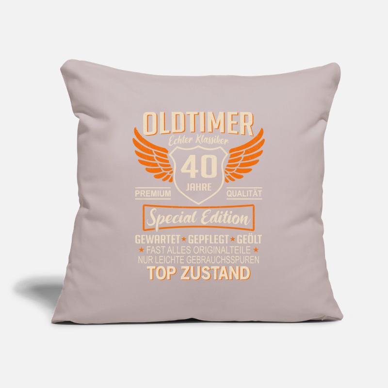 40. Geburtstag 40 Jahre Einzigartiger Oldtimer Sofakissenbezug 45 x 45 cm