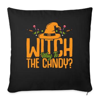 Halloween Costume - Sofa pillowcase 17,3'' x 17,3'' (45 x 45 cm) - black - Front