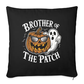 Brother of the Patch Halloween Style - Sofa pillowcase 17,3'' x 17,3'' (45 x 45 cm) - black - Front