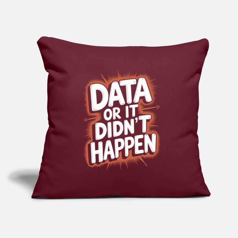 Daten Oder Es Ist Nicht Passiert Data Analyst Data Sofakissenbezug 45 x 45 cm