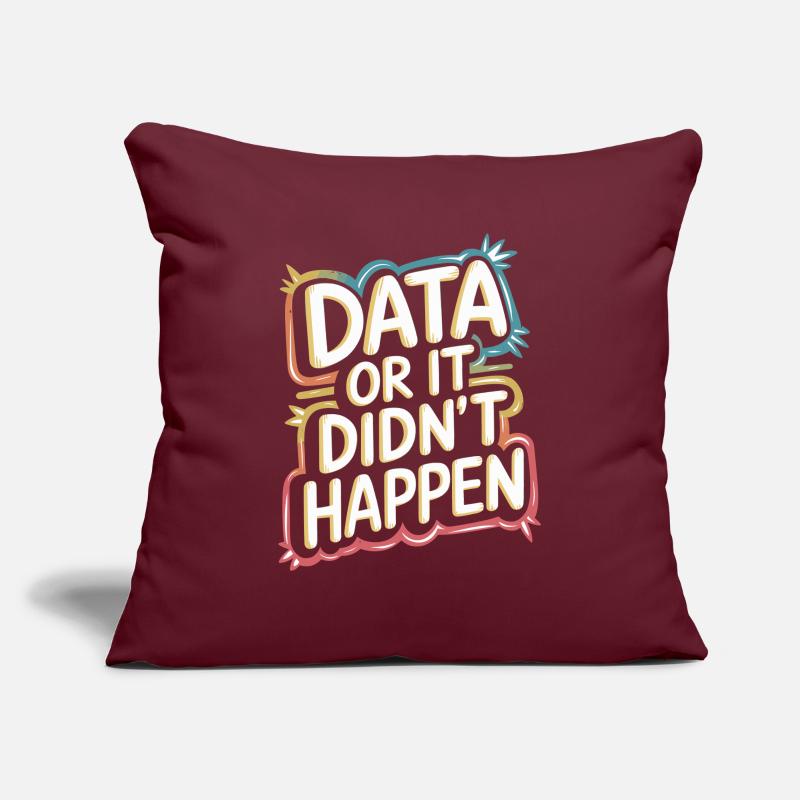 Daten Oder Es Ist Nicht Passiert Data Analyst Data Sofakissenbezug 45 x 45 cm