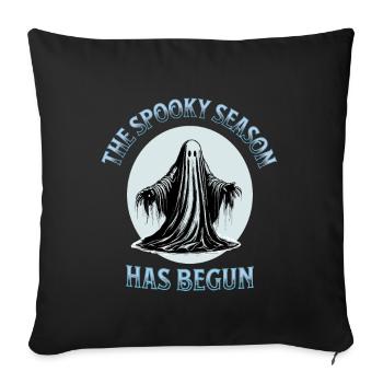 La saison effrayante a commencé - Housse de coussin décorative 45 x 45 cm - noir - Devant