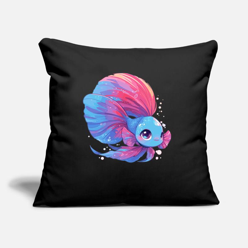 Bettas Betta Fish Betta Sofa pillowcase 17,3'' x 17,3'' (45 x 45 cm)