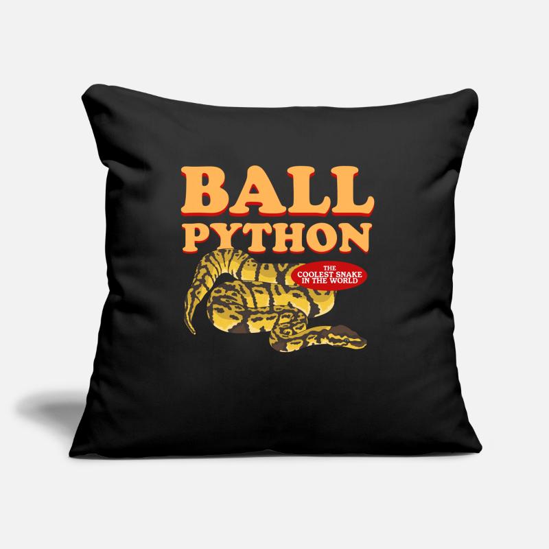 Roi Python Python Serpents Cadeau Housse de coussin décorative 45 x 45 cm