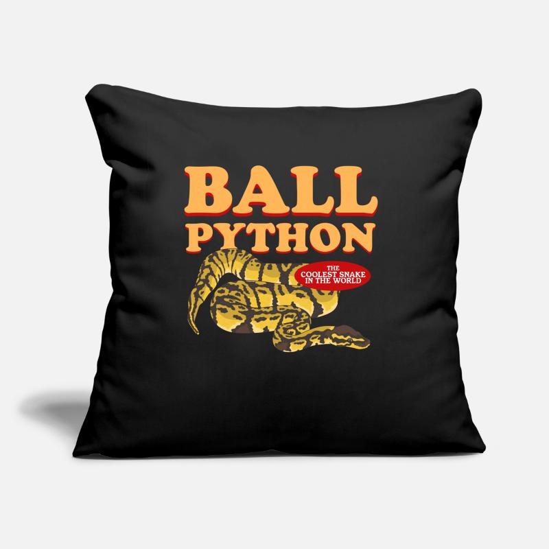 Roi Python Python Serpents Cadeau Housse de coussin décorative 45 x 45 cm