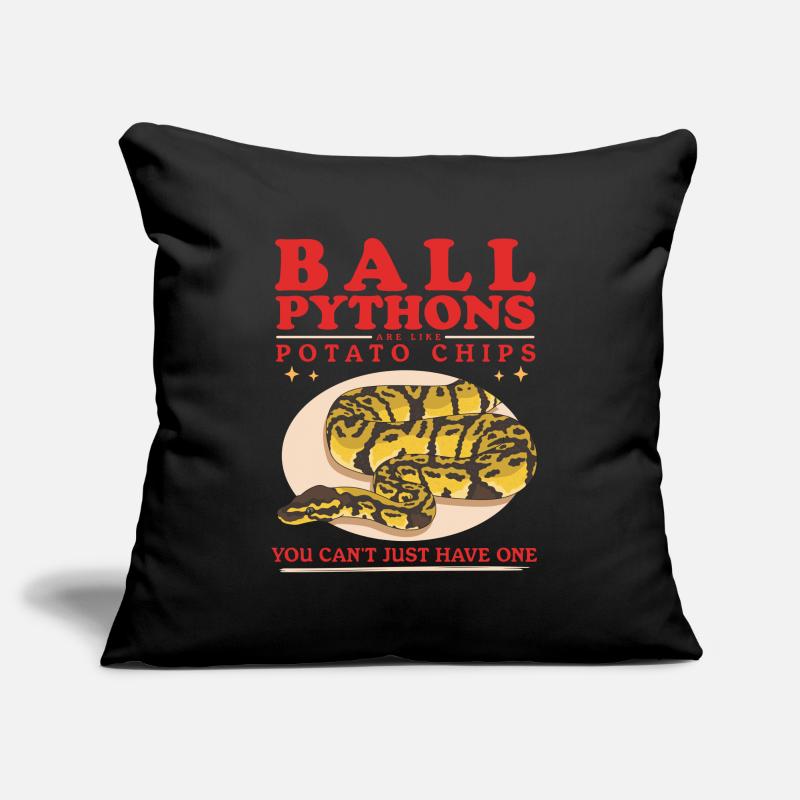 Roi Python Python Serpent Cadeaux Housse de coussin décorative 45 x 45 cm