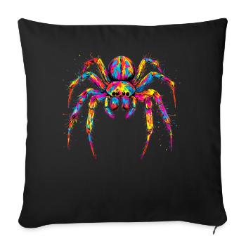 Spider Tarantula Tarantula Love Arachnid Spiders - Sofa pillowcase 17,3'' x 17,3'' (45 x 45 cm) - black - Front