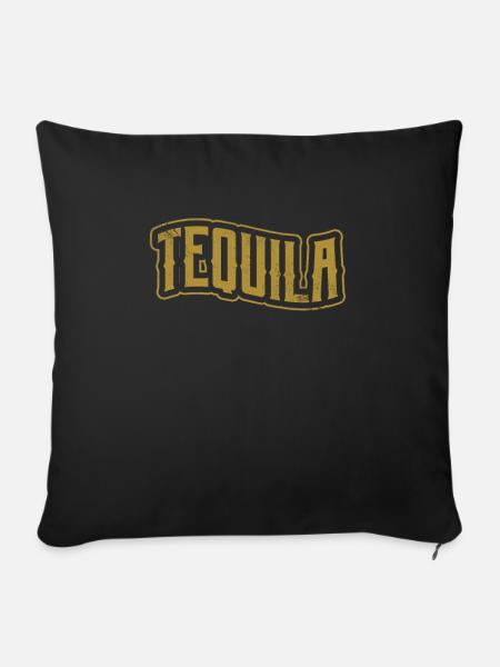 Tequila - Sofakissenbezug 45 x 45 cm - Schwarz