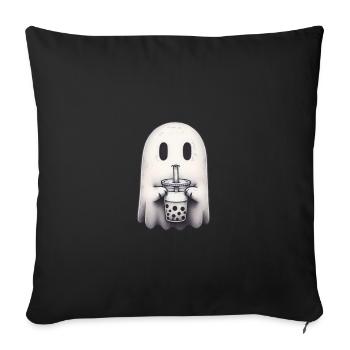 Ghost Bubble Te - Sofa pillowcase 17,3'' x 17,3'' (45 x 45 cm) - black - Front