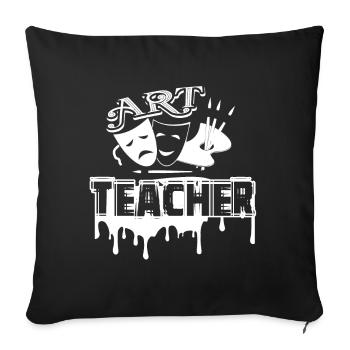 Proud To Be An Art Director - Sofa pillowcase 17,3'' x 17,3'' (45 x 45 cm) - black - Front