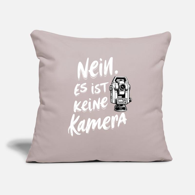 Tachymeter No Camera Geodesy Geomatics Technician Fun Sofa pillowcase 17,3'' x 17,3'' (45 x 45 cm)