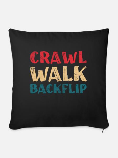 Backflip - Sofakissenbezug 45 x 45 cm - Schwarz