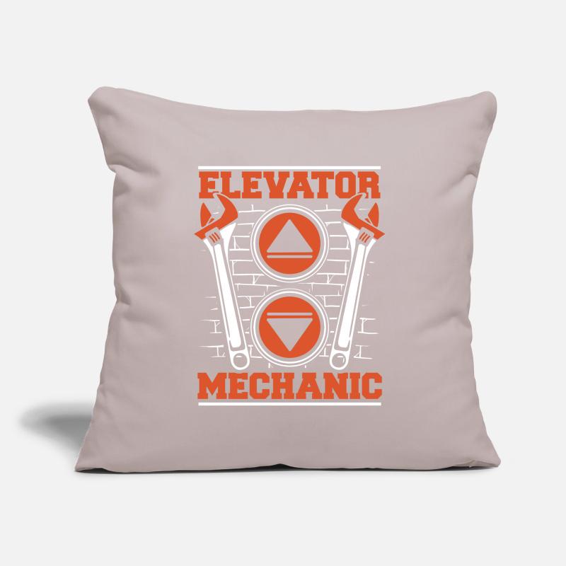 Elevator Mechanic Inspector Technician Elevator Sofa pillowcase 17,3'' x 17,3'' (45 x 45 cm)