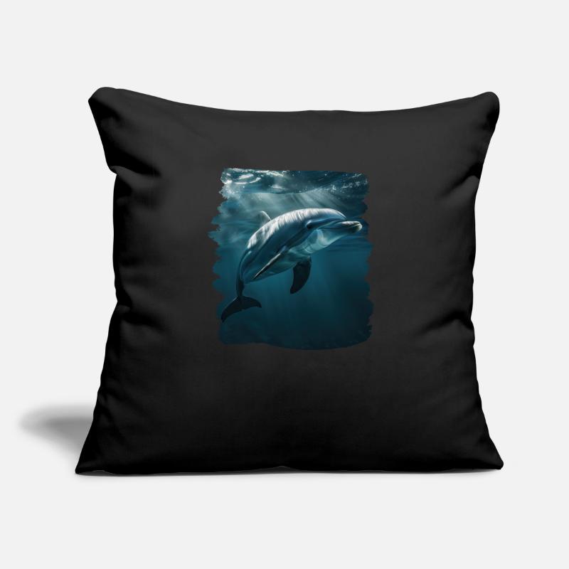 Dolphin Delfine Delfin Sofakissenbezug 45 x 45 cm